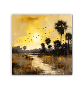 Mountain Bliss Wrapped Canvas